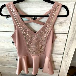 Multi-tone gemstone women’s top - sexy chic!